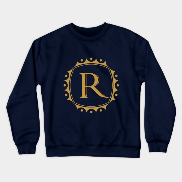 Royal Letter R Crewneck Sweatshirt by GeeTee